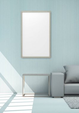 Çerçeve yaşam alanı arka planda arka plan kavramı için 3d Render