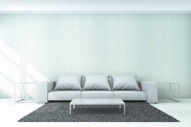 Yaşam alanı için arka plan kavramı 3d render