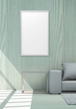 Çerçeve yaşam alanı arka planda arka plan kavramı için 3d Render