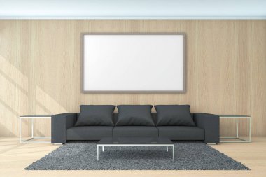 Yaşam alanı için arka plan kavramı 3d render