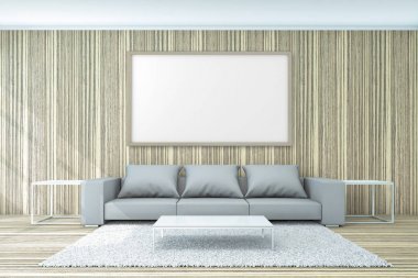 Yaşam alanı için arka plan kavramı 3d render