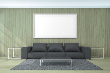 Yaşam alanı için arka plan kavramı 3d render
