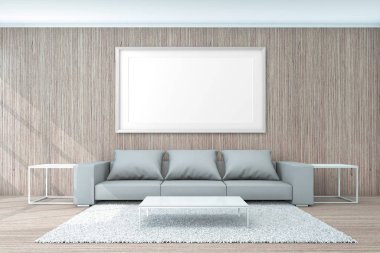 Yaşam alanı için arka plan kavramı 3d render