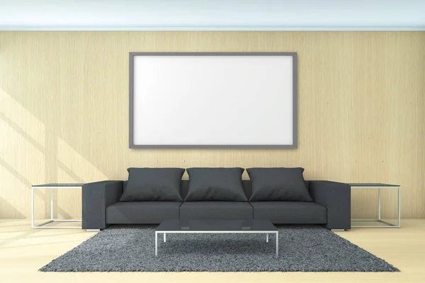 Living Area For Background Concept 3d Rendering — Stock Photo, Image