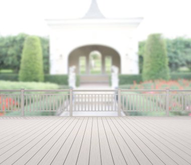 Balkon ve Teras bulanıklık dış arka plan