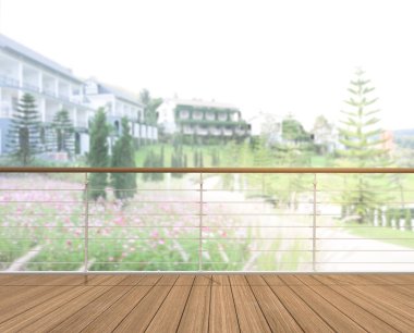 Balkon ve Teras bulanıklık dış arka plan