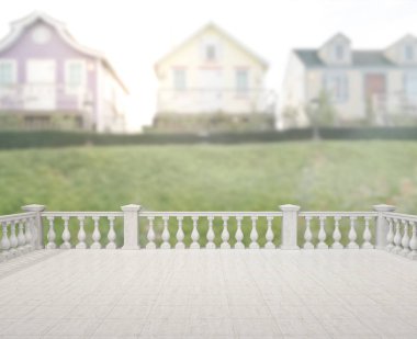 Balkon ve Teras dış arka plan bulanıklık