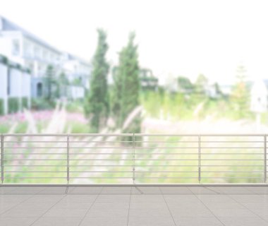 Balkon ve Teras dış arka plan bulanıklık