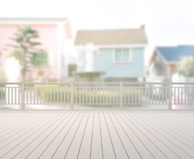 Balkon ve Teras bulanıklık dış arka plan