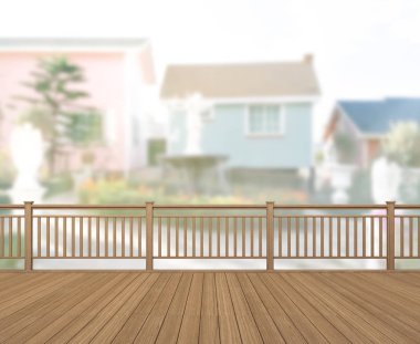 Balkon ve Teras bulanıklık dış arka plan