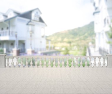 Balkon ve Teras dış arka plan bulanıklık