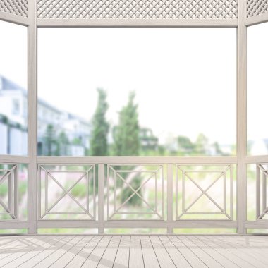 Balkon ve Teras dış arka plan bulanıklık