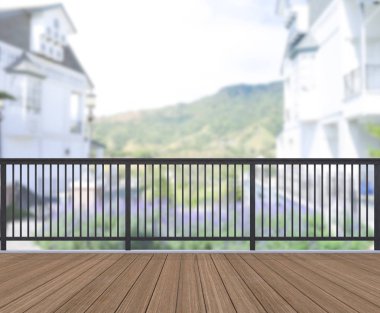 Balkon ve Teras dış arka plan bulanıklık