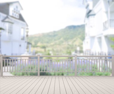 Balkon ve Teras dış arka plan bulanıklık