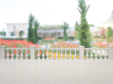 Balkon ve Teras, doğa arka plan bulanıklık