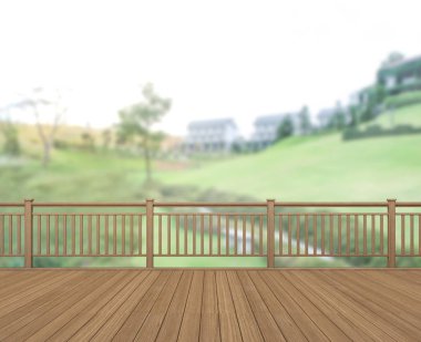 Balkon ve Teras, doğa arka plan bulanıklık