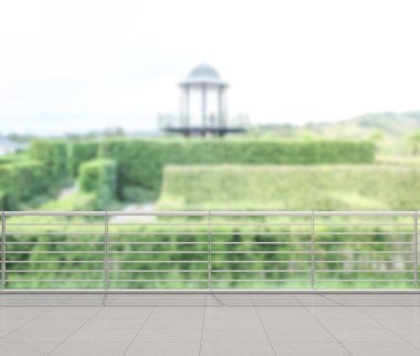 Balkon ve Teras, doğa arka plan bulanıklık