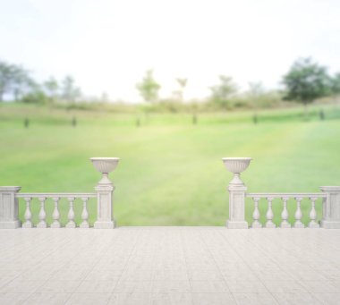 Balkon ve Teras, doğa arka plan bulanıklık