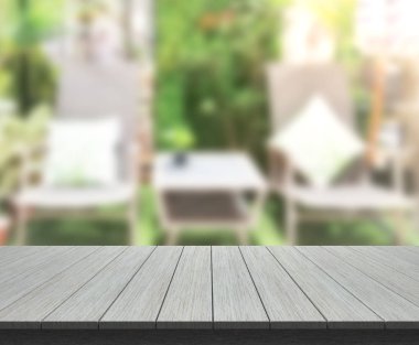 Arka planın Masa Üstü ve Bulanık Oturma Odası