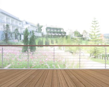 Balkon ve Teras bulanıklık dış arka plan