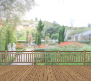 Balkon ve Teras, doğa arka plan bulanıklık