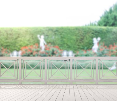 Balkon ve Teras, doğa arka plan bulanıklık