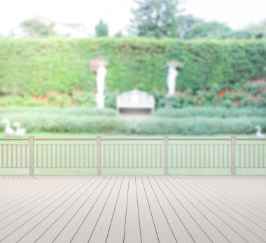 Balkon ve Teras, doğa arka plan bulanıklık