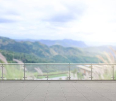 Balkon ve Teras, doğa arka plan bulanıklık