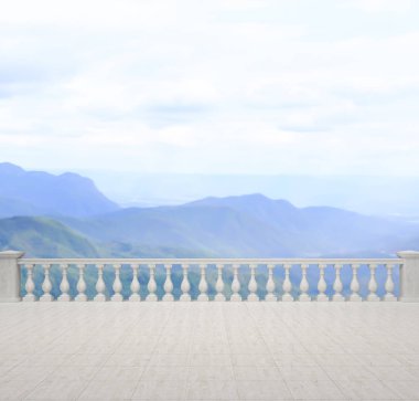 Balkon ve Teras, doğa arka plan bulanıklık