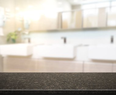 Masa üstü ve arka plan bulanıklık banyo