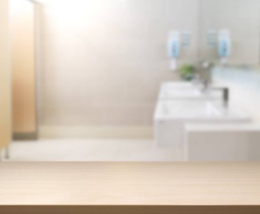 Masa üstü ve arka plan bulanıklık banyo