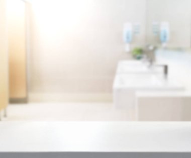 Masa üstü ve arka plan bulanıklık banyo