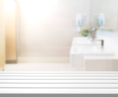 Masa üstü ve arka plan bulanıklık banyo