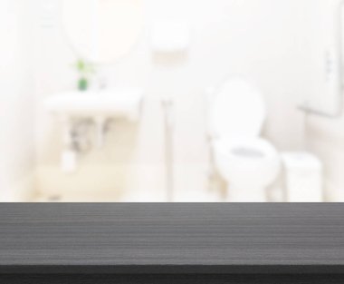 Masa üstü ve arka plan bulanıklık banyo
