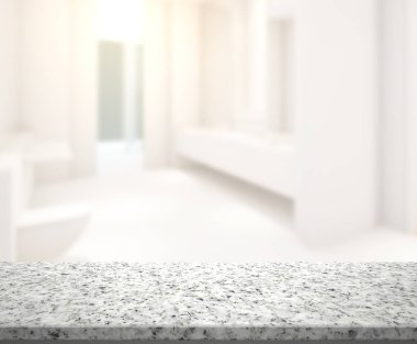 Masa üstü ve arka plan bulanıklık banyo