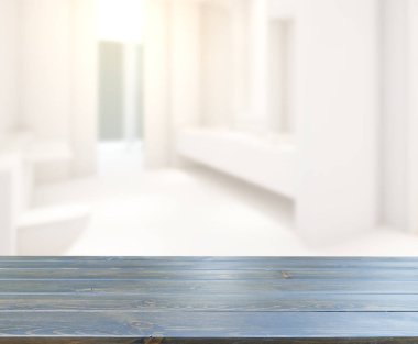 Masa üstü ve arka plan bulanıklık banyo