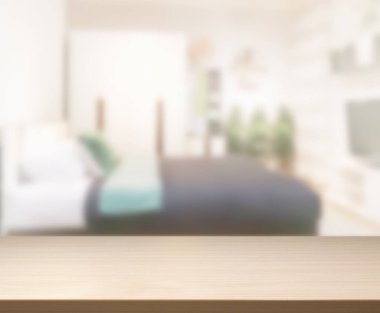 Yatak odasındaki Masa Üstü ve Görüntü Arkaplanı