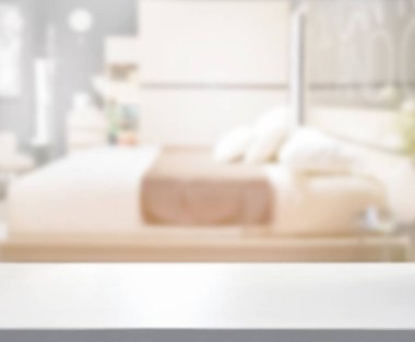 Yatak odasındaki Masa Üstü ve Görüntü Arkaplanı