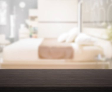 Yatak odasındaki Masa Üstü ve Görüntü Arkaplanı