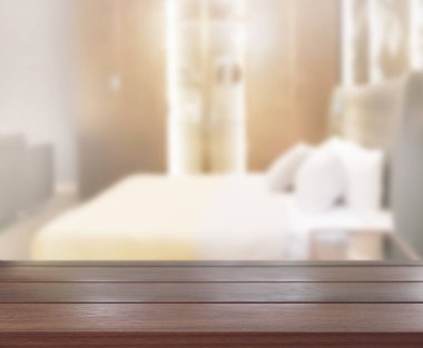 Yatak odasındaki Masa Üstü ve Görüntü Arkaplanı