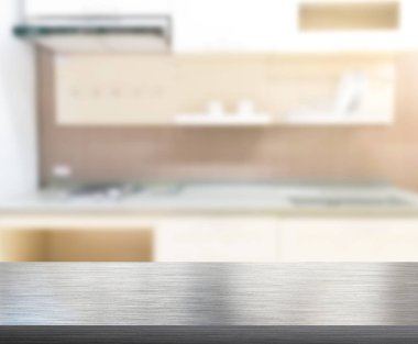 Masa üstü ve arka plan bulanıklık mutfak Oda