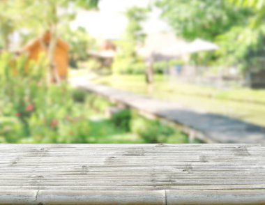 Masa üstü ve arka plan için bulanıklık yapısı