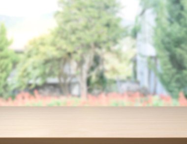 Masa üstü ve arka plan için bulanıklık yapısı