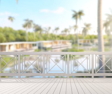 Balkon ve Teras dış arka plan bulanıklık