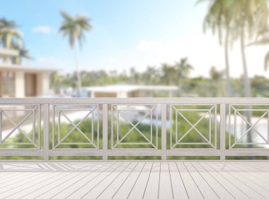 Balkon ve Teras dış arka plan bulanıklık