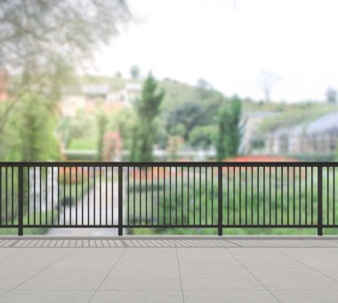 Balkon ve Teras, doğa arka plan bulanıklık