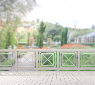 Balkon ve Teras, doğa arka plan bulanıklık