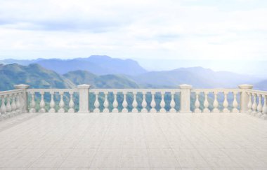 Balkon ve Teras, doğa arka plan bulanıklık