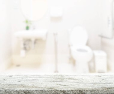 Masa üstü ve arka plan bulanıklık banyo