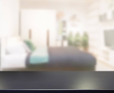 Yatak odasındaki Masa Üstü ve Görüntü Arkaplanı